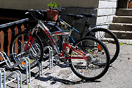 Il campeggio  un comodo partenza per gite in Mountain Bike